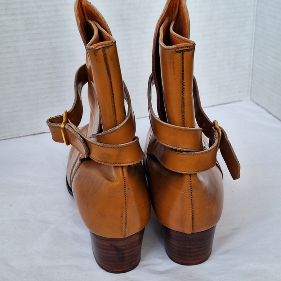 Vintage Ankle Booties Made in Italy sz 9 - Picture 5 of 13